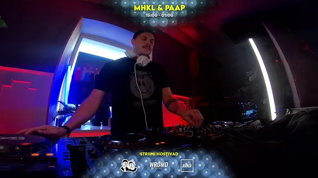 Paap esineb MHKL-iga WROMD heategevuslikul DJ-setil.